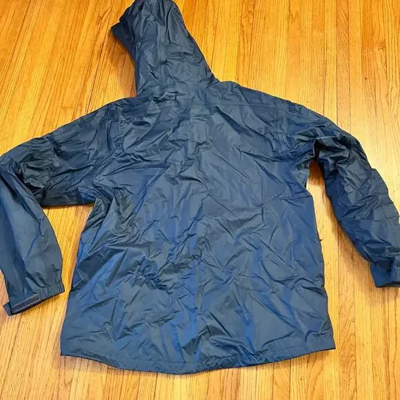 Nike ACG Jacket Mens XL Fit Storm Vintage Windbreaker Blue Hooded Nylon Rain - Picture 3 of 8